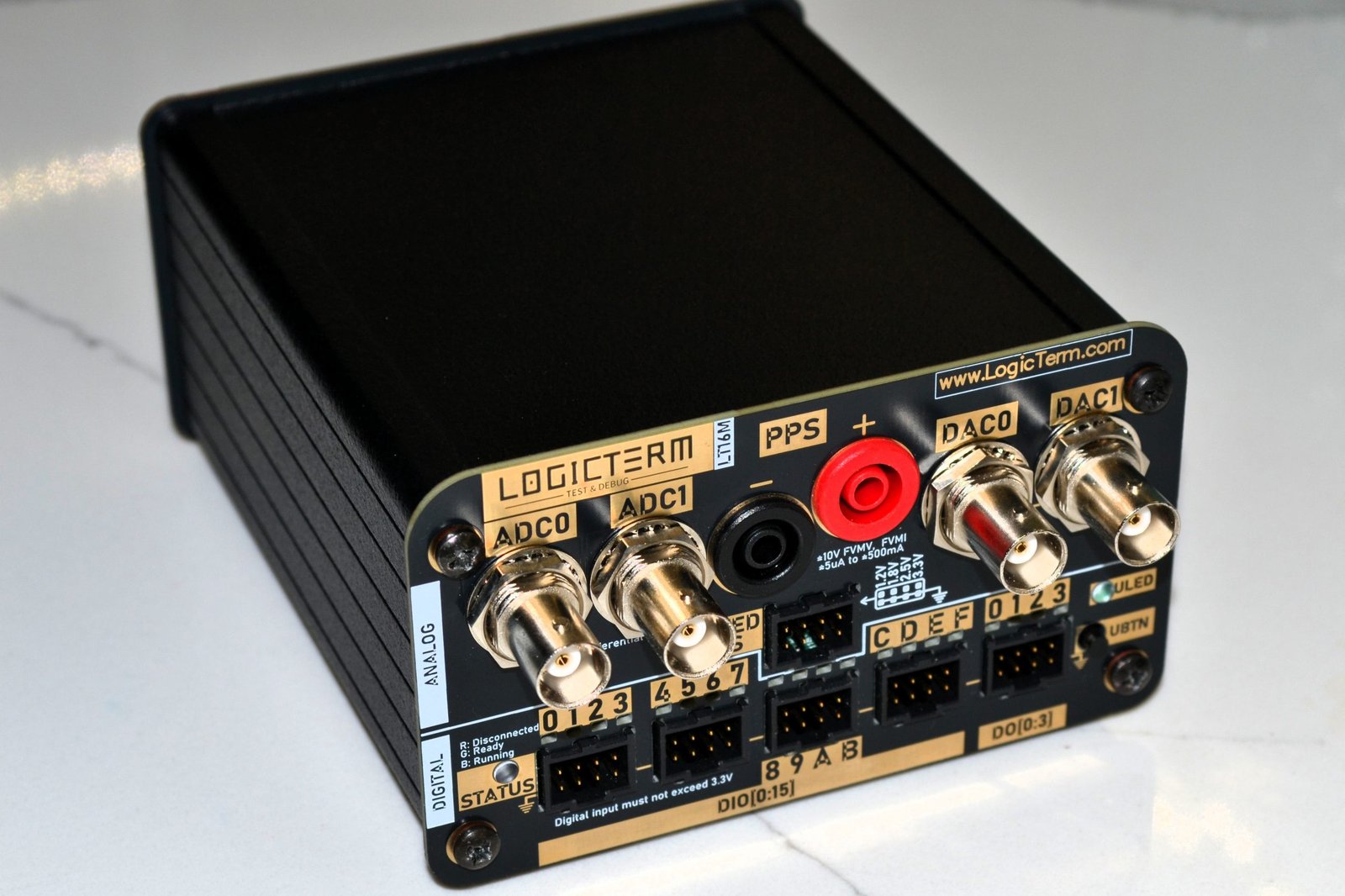 LT16M mixed-signal test and debug station